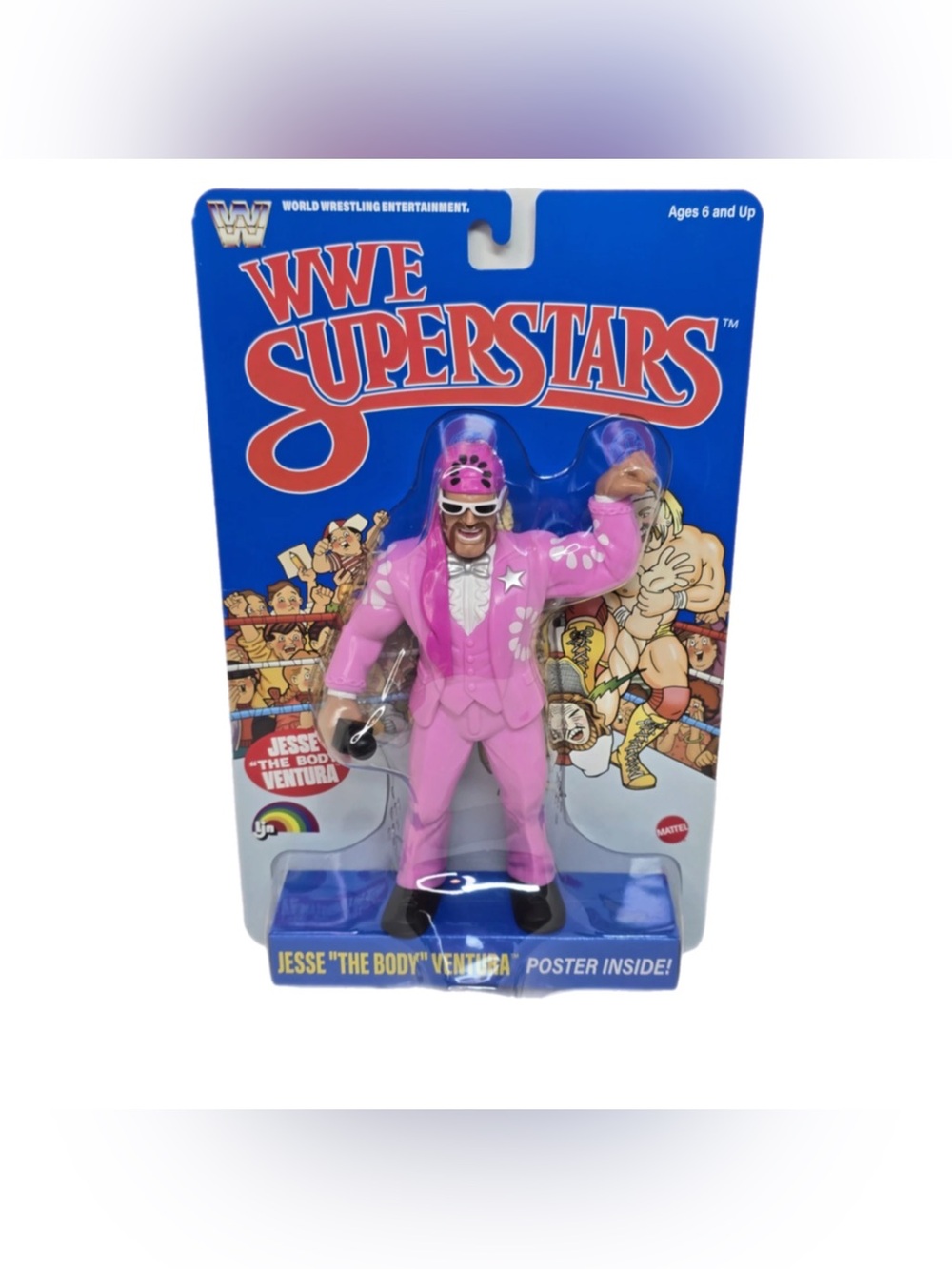 LJN WWE Superstars Series 2 Jesse "The Body" Ventura 1980s Retro 8"  IN HAND